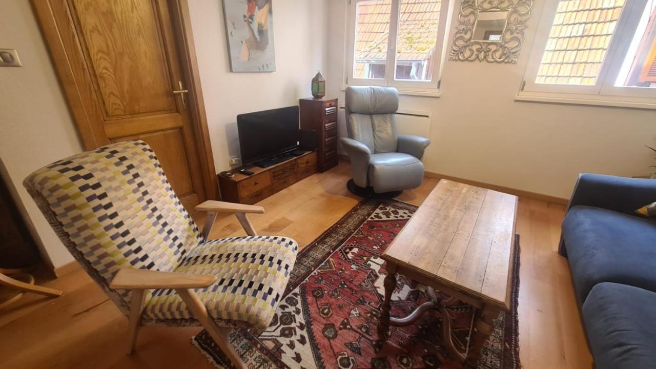 Apartamento Le Bonheur Est Parfois Cache Dans L'Inconnu Sélestat Exterior foto